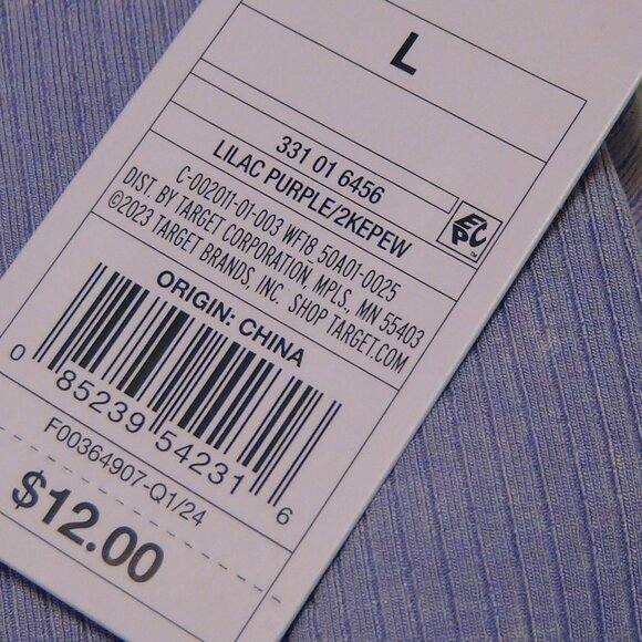 Women's Ribbed Halter Top - Wild Fable Lilac Juniors Sizes - Picture 8 of 13